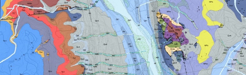 CArtografía, bases de datos, modelos geológicos